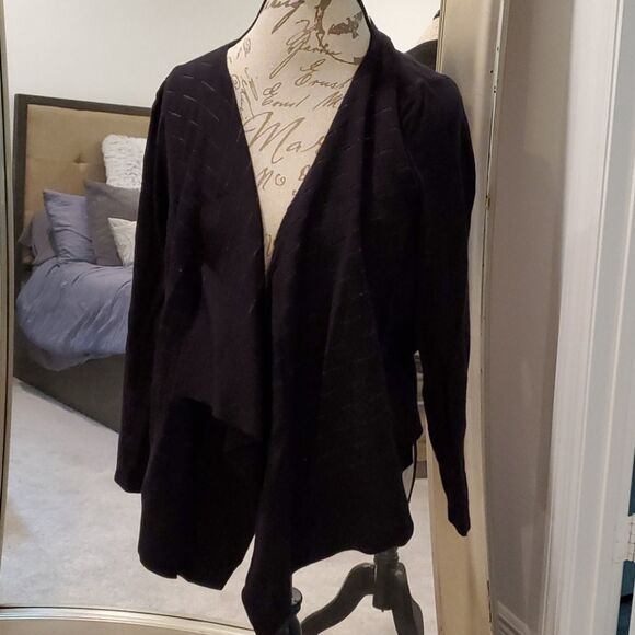 Cute black Alfani cardigan size L - Picture 1 of 7
